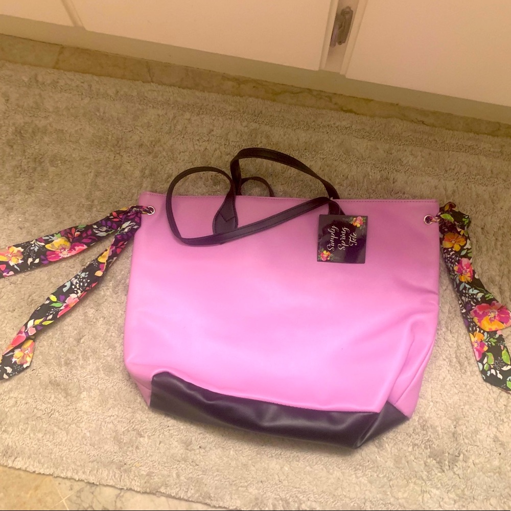Lavender tote bag